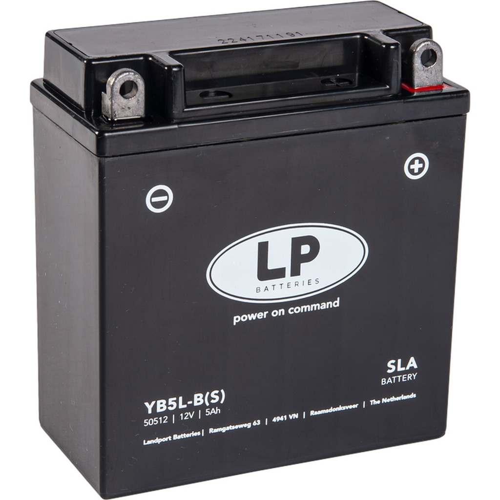 LANDPORT akumulátor YB5-3 (MS LB5-3) (SLA) 12V 5AH 119X59X130 (12N5-3B) bezúdržbový - zalitý (12) = YB5LB(S) L, YB5-LB (S)
